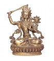 Statue of Manjushree With Sword in Hand