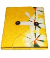 Yellow Floral Covered Notebook