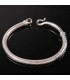 Snake Scale Silver Bracelet