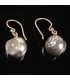 Rainbow Moon Stone Silver Earrings