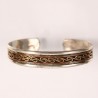 Three Metal Cuff Bracelet