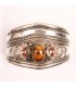 Tiger Eye Stone Cuff Bracelet