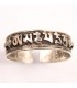 Buddhist Mantra Inscripted Cuff Bracelet