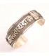 Buddhist Mantra Inscripted Cuff Bracelet