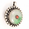 Green Stone Hand Crafted Amulet