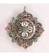 Alluring Floral Beaded Pendent