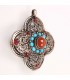Alluring Floral Beaded Pendent