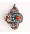 Alluring Floral Beaded Pendent