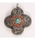 Alluring Floral Beaded Pendent