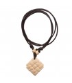 Endless Knot Bone Locket