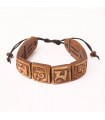 Tibetan Mantra Carved Bracelet