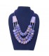 Rusty Blue Layered Necklace
