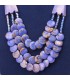 Rusty Blue Layered Necklace