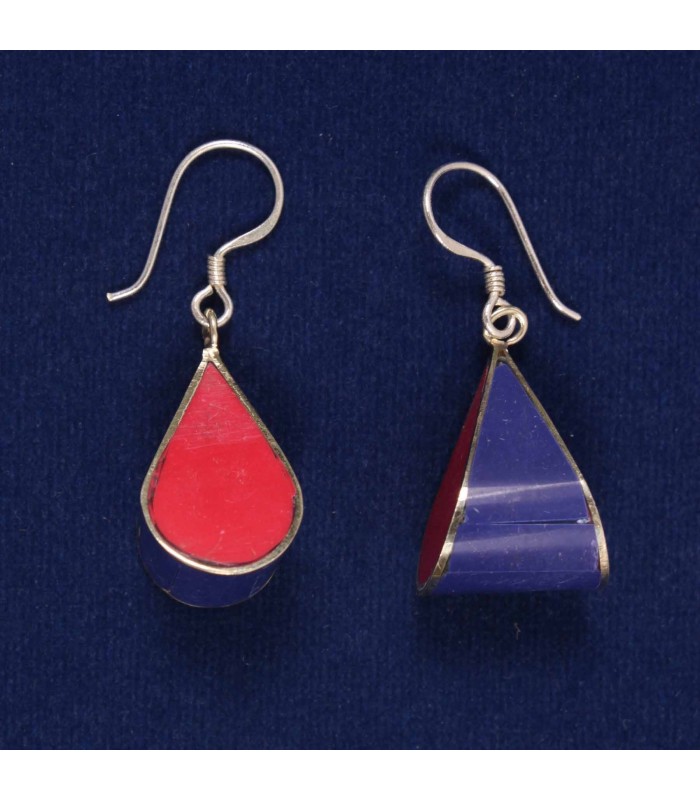 Petal Shaped Drop Ear Ring
