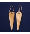 Bohemian Bone Drop Ear Rings