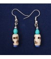 Bone Beads Ear Rings