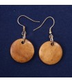 Wooden Chips Ear Rings