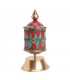 Buddhist Prayer Wheel Crafted In Stone