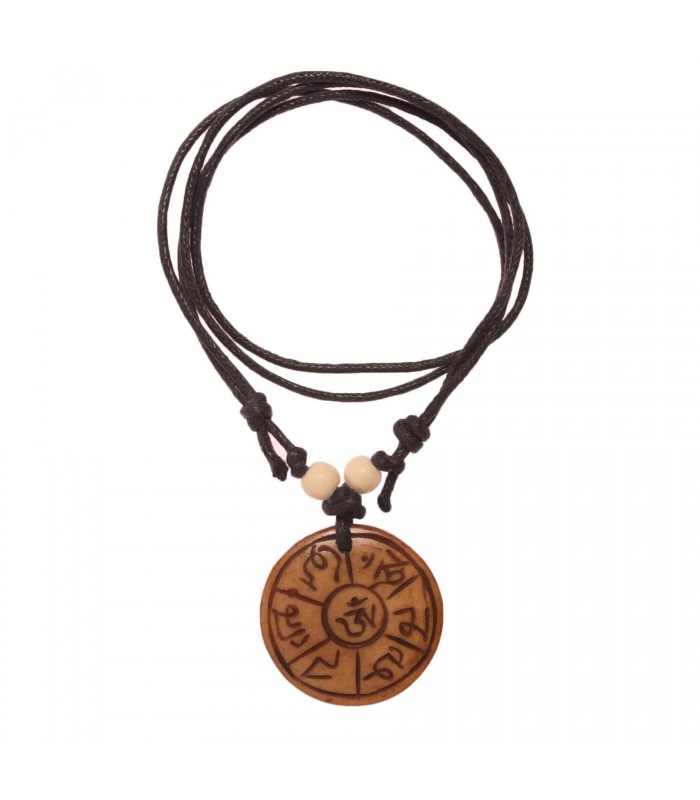 Round Tibetan Mantra Locket