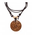 Round Tibetan Mantra Locket