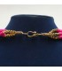 Statement Fuchsia Pink Bone Necklace