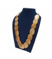 Elegant Oval Bone Necklace