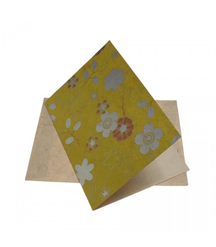 Blooming Flower Greeting Card