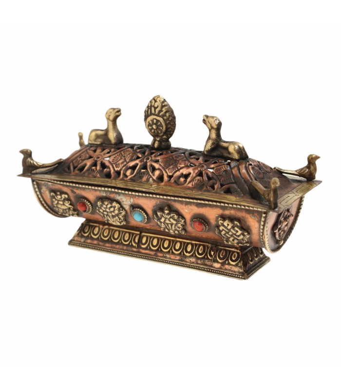 Antique Incense Burner And Holder