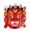 Red Bhairav Wooden Mask