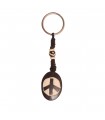 Peace Symbol Key Ring