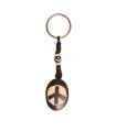 Peace Symbol Key Ring