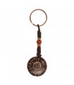 Round Tibetan Mantra Key Chain