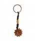 Bone Scalloped Key Ring