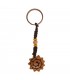 Bone Scalloped Key Ring