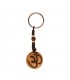 Om Beige Key Ring