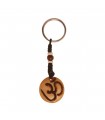 Om Beige Key Ring