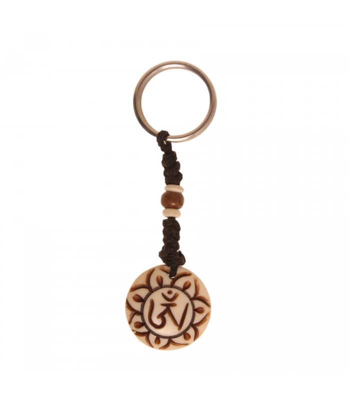 Sanskrit Om Key Ring