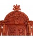 Tibetan Symbols Crafted Wooden Door