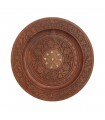 Floral Wooden Plate