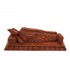 Sleeping Wooden Buddha