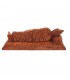 Sleeping Wooden Buddha