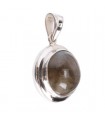 Labrodorite Studded Round Pendant