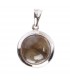 Labrodorite Studded Round Pendant