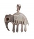 Elephant upon Elephant Black Onyx pendant