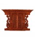 Tibetan Symbols Crafted Wooden Door
