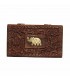 Wooden box With Brass Elephant