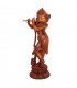 Astonishing Wooden Sculpture Of Krishna