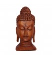 Wooden Sculpture Of Buddha’s Face