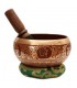 Rustic Red Singing Bowl