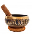 Scarlet Blue Singing Bowl